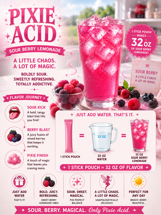 Pixie Acid | Berry Lemonade Loaded Tea