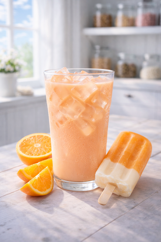 Orange Suncream – Pink Kashmiri Chai Milk Tea | Zero Sugar | 20mg Caffeine