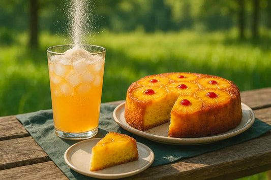 GoldenCrave – Pineapple Upside-Down Cake Loaded Tea