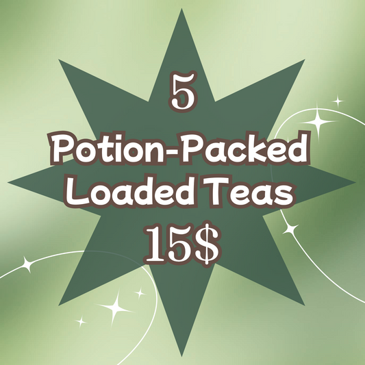5 Potion packed Tea's for 15$