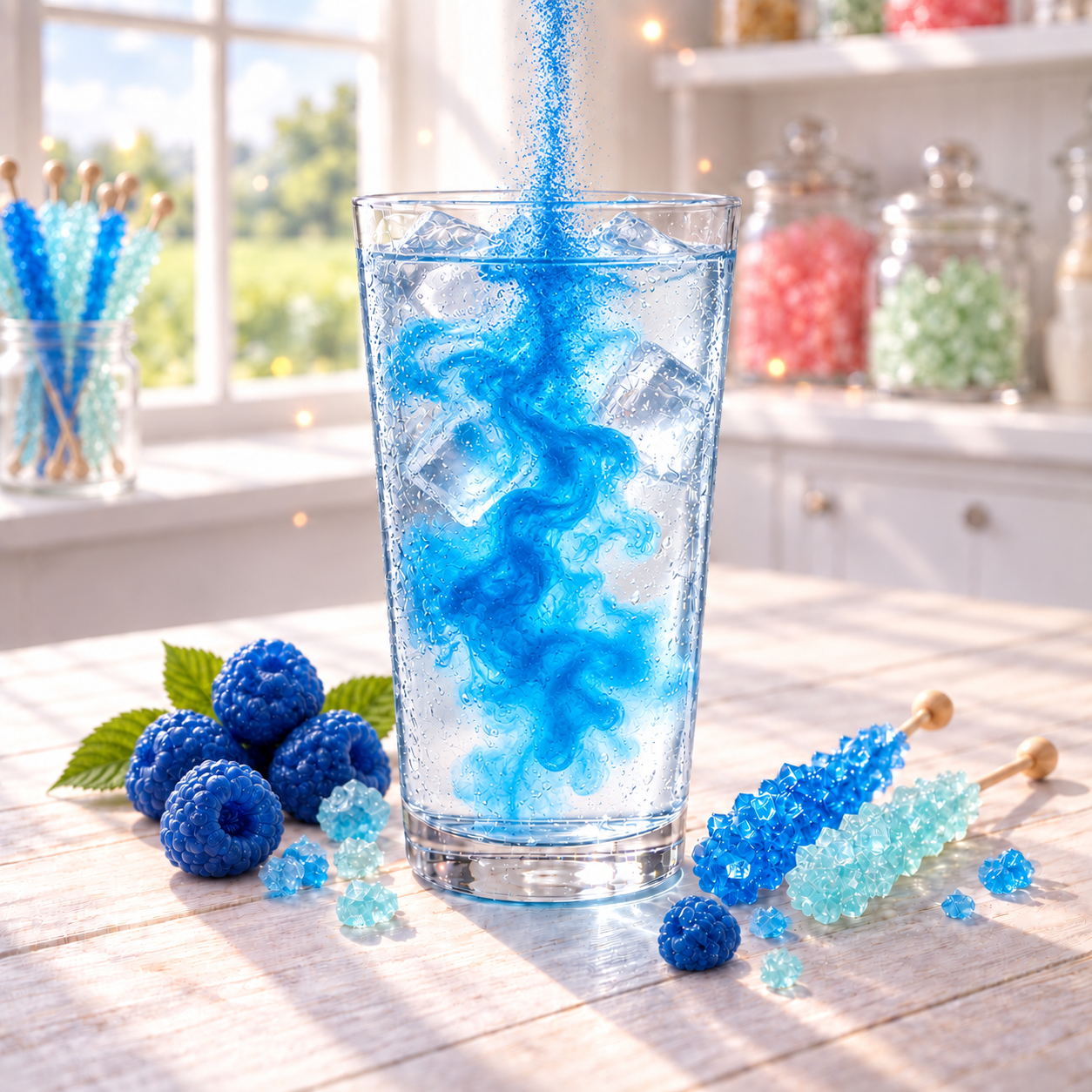 Blue Crystal | Blue Raspberry Rock Candy Loaded Tea