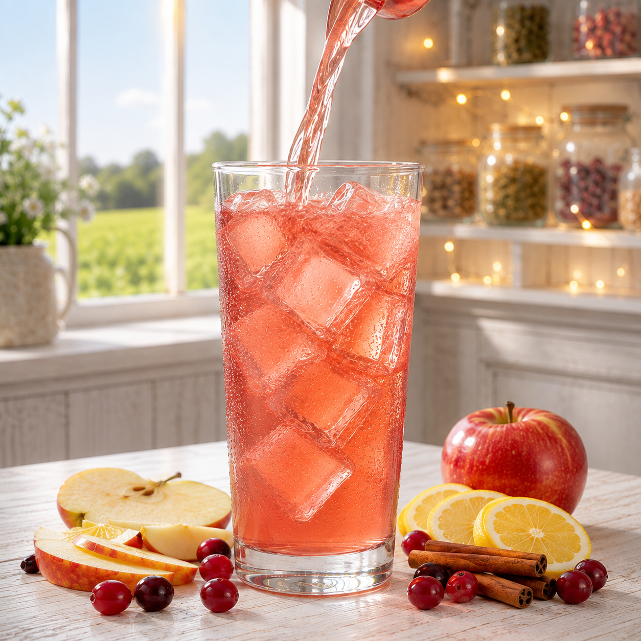Harvest Haze | Cider Lemonade Cranberry
