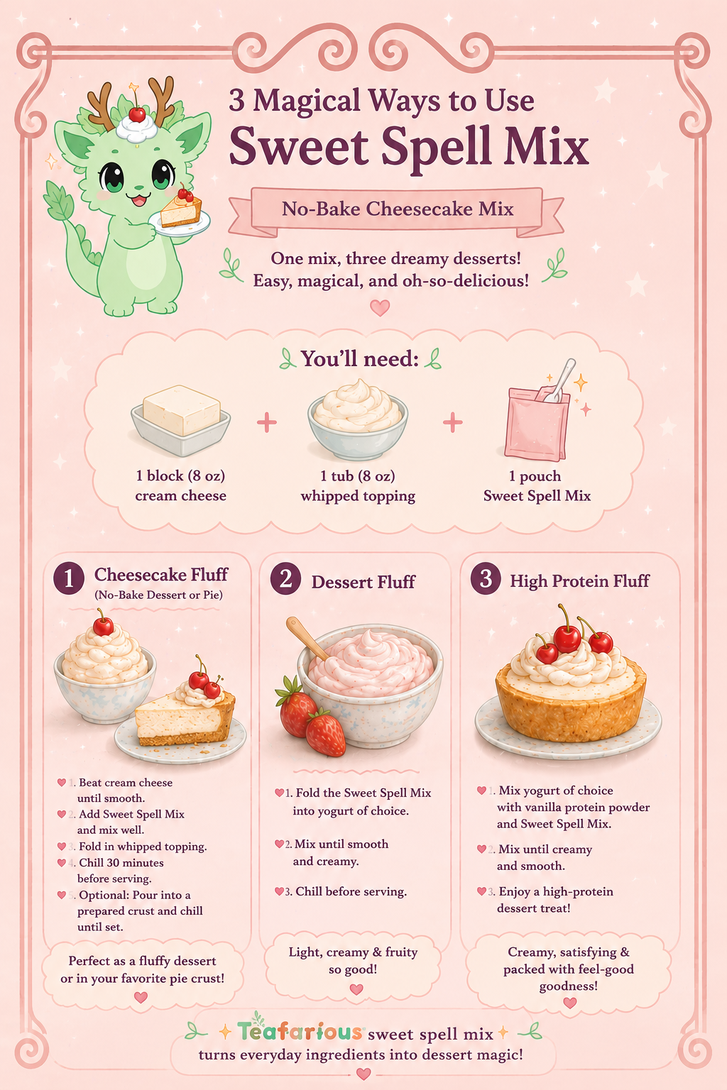 Banana Cream Pie – Sweet Spell Dessert Mix | No-Bake Dessert Potion