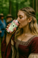 Green Tea Dragon - Metal Tumbler Cup