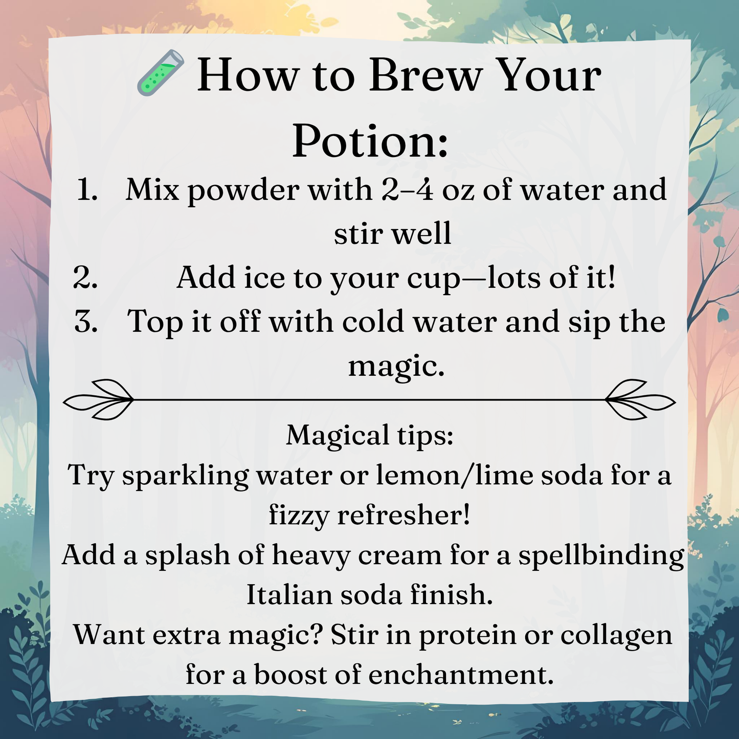 10 Potion Packed Tea's 30$