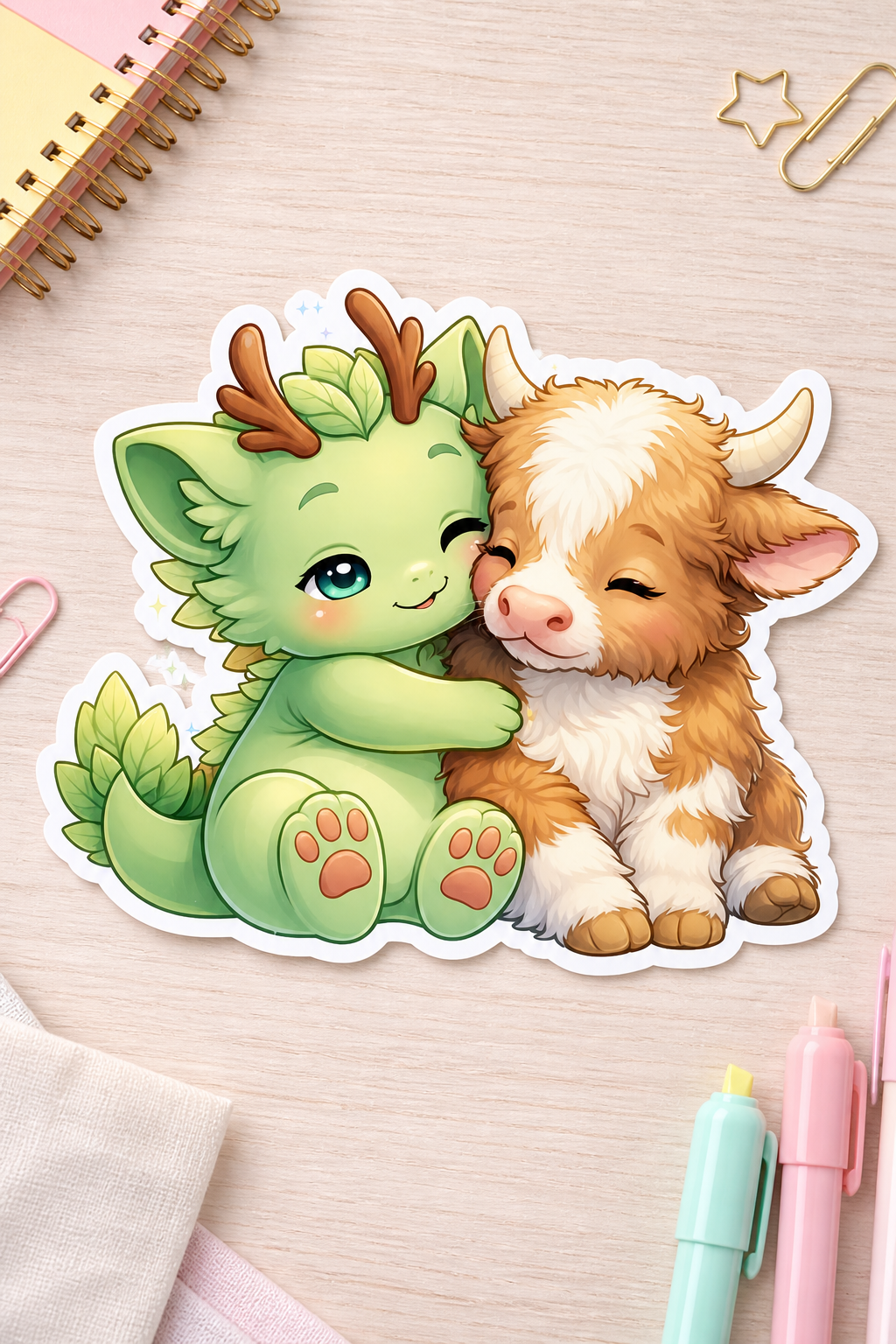 Spriggle Sticker – Choose Your Design | Cute Dragon Vinyl Sticker | Cozy Cuddle