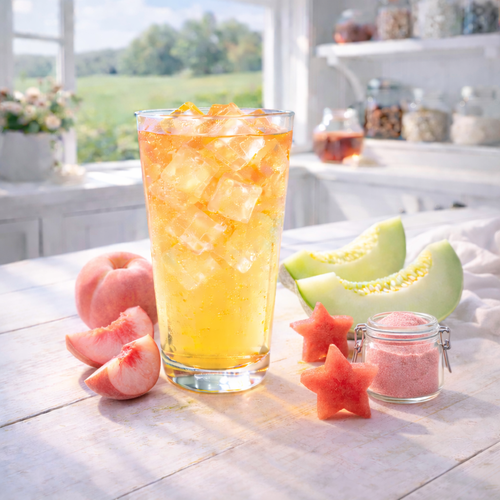 Melora | Pink Peach Honeydew Loaded Tea