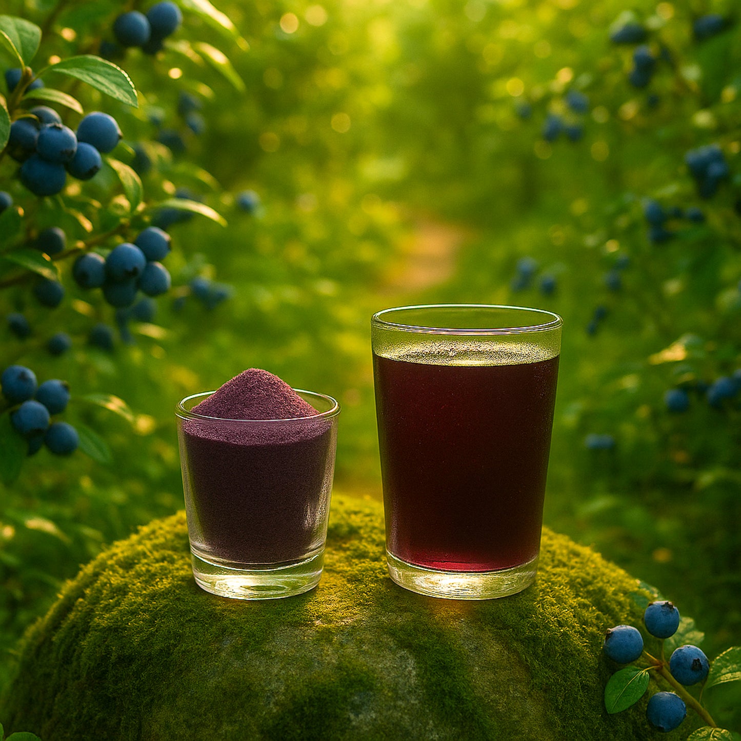 Pomberry- Blueberry,Pomegranate