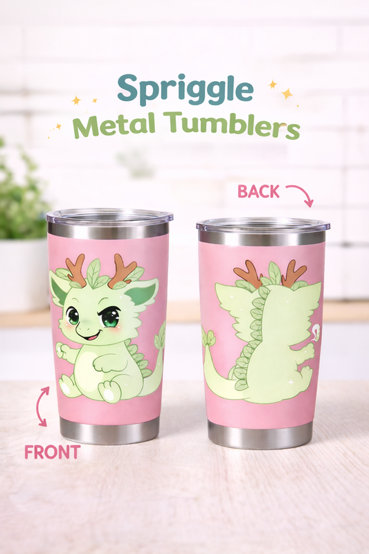 Spriggle Stainless Steel Tumbler – Teafarious Exclusive