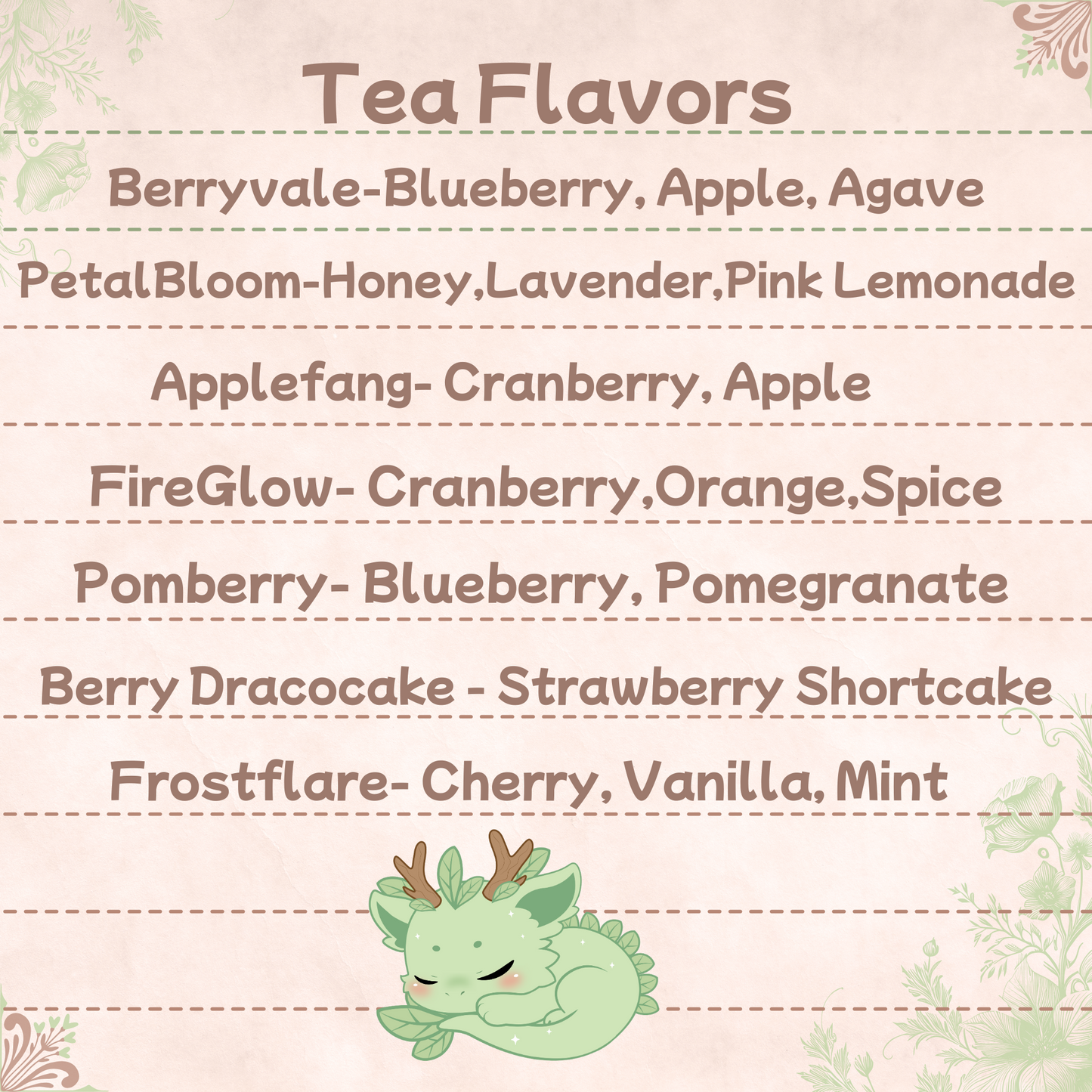 10 Potion Packed Tea's 30$