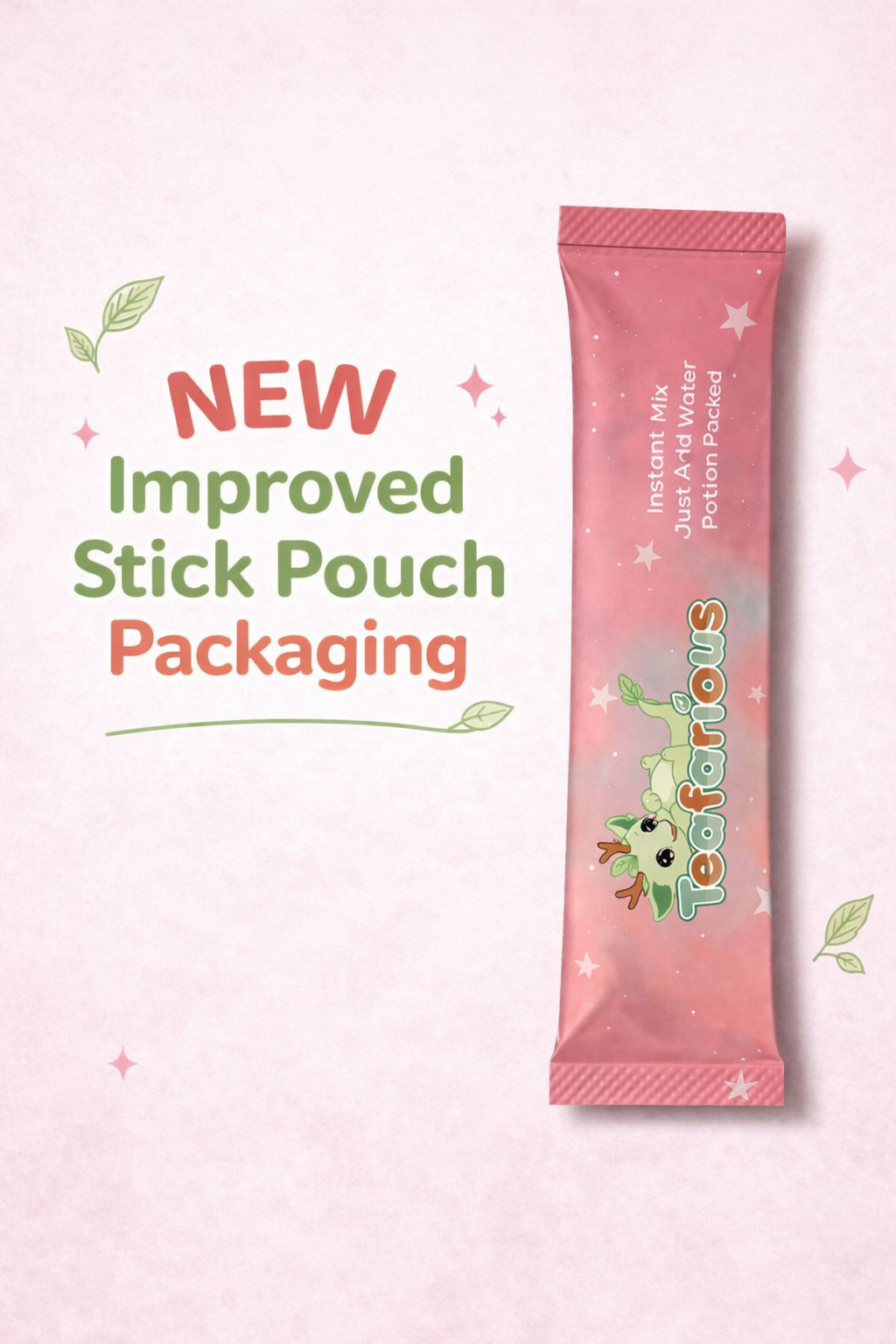 Teafarious instant loaded tea stick pouch