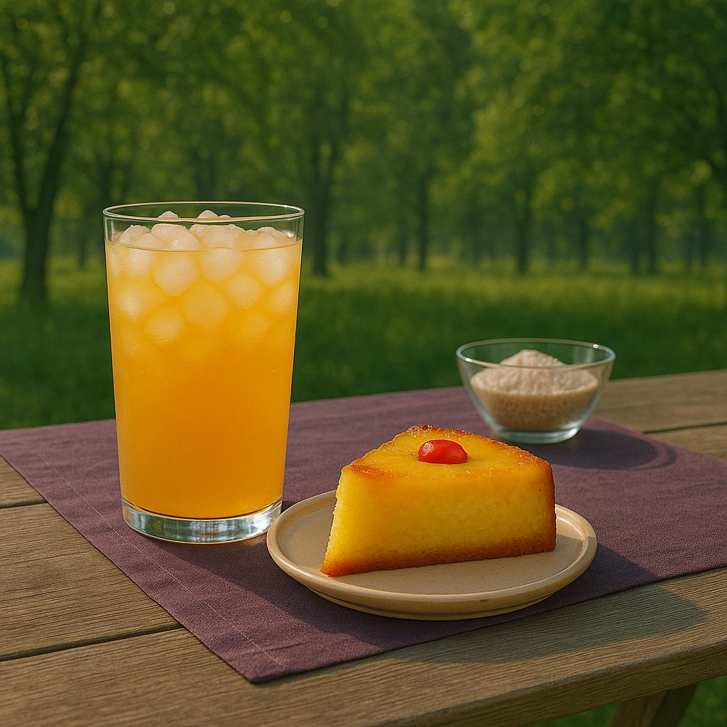 GoldenCrave – Pineapple Upside-Down Cake Loaded Tea