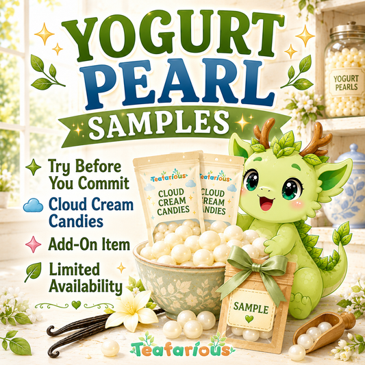 Free Tea Samples | Cloud Cream Pearls Yogurt & Crème Brûlée