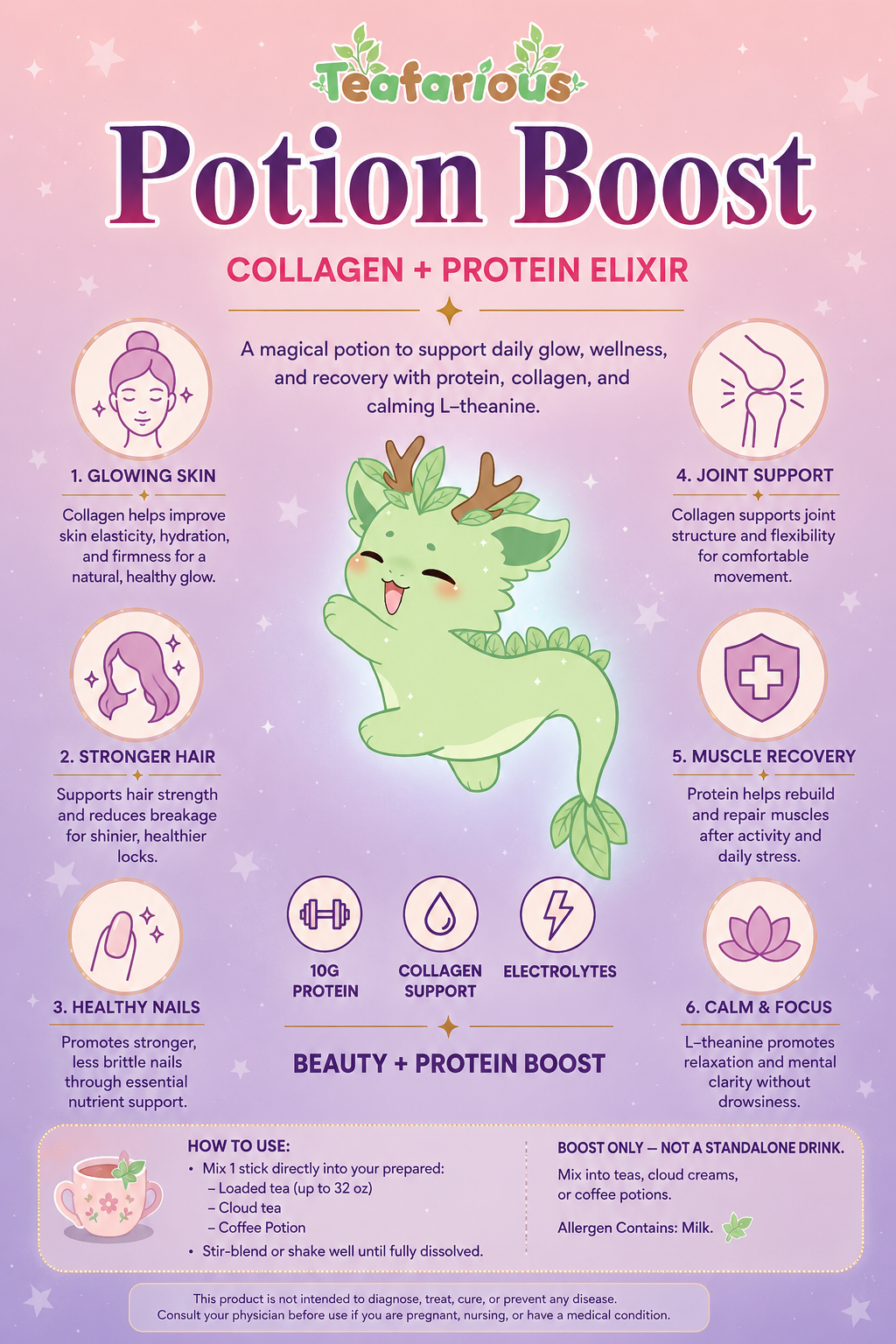 Potion Boost — Clear Whey + Collagen Protein Drink Mix