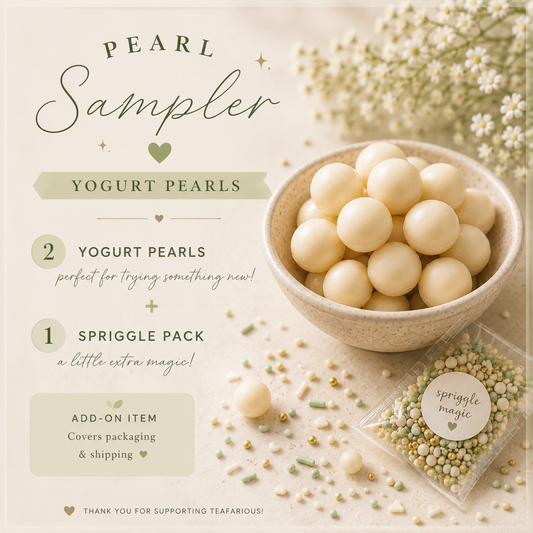 Free Tea Samples | Cloud Cream Pearls Yogurt & Crème Brûlée
